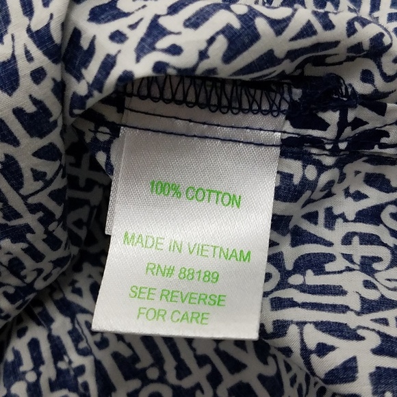 Lilly Pulitzer size 6 Sailing Button Down Blouse - Picture 5 of 8